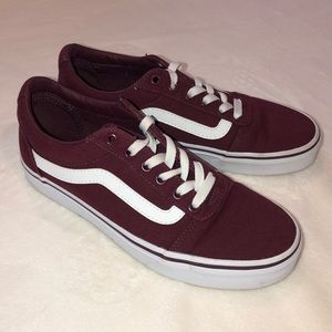 Vans old-skool burgundy (worn once)